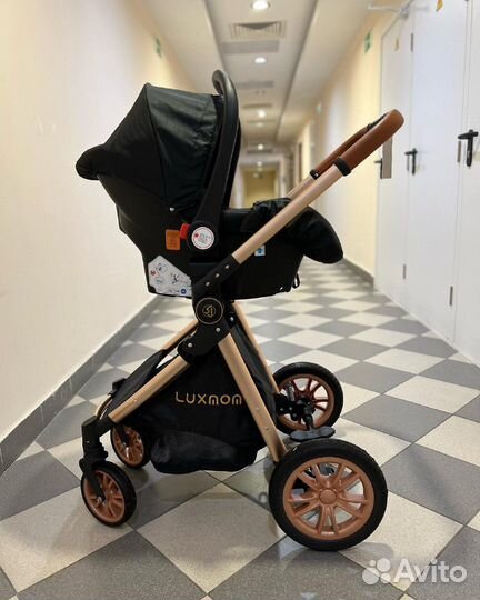 Коляска 3в1 luxmom v9
