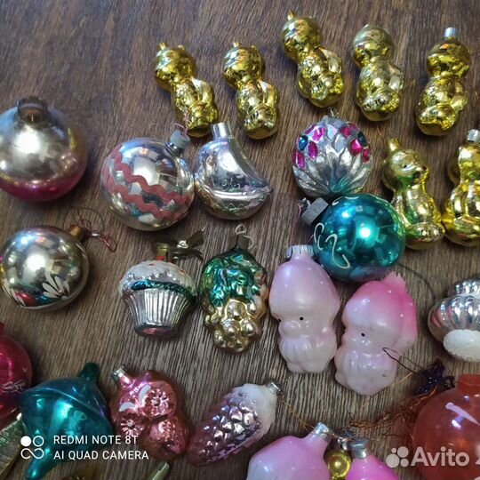 Елочные игрушки СССР одним лотом