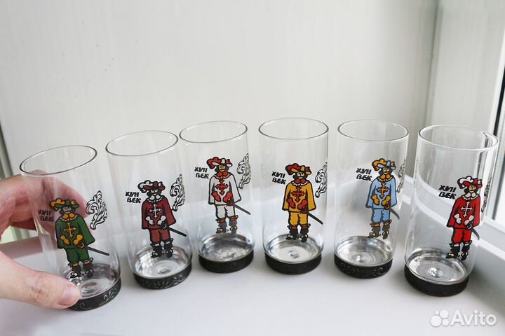 Подарочный набор хрустальных стаканов Маскарад