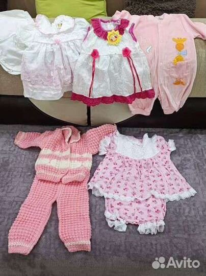 Вещи пакетом на девочку 1 год