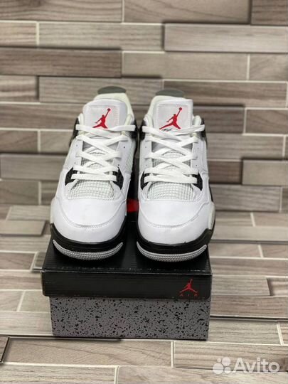 Кроссовки Air Jordan 4 Cement (36-45)