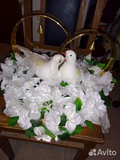 Украшения для машины на свадьбу