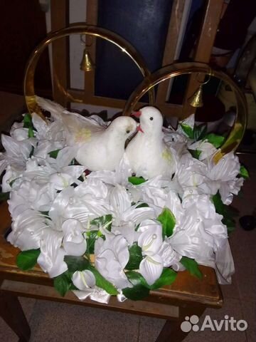 Украшения для машины на свадьбу