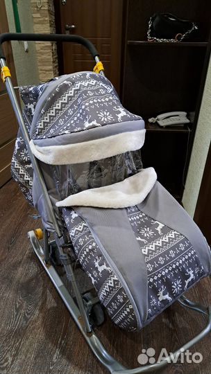 Коляска санки