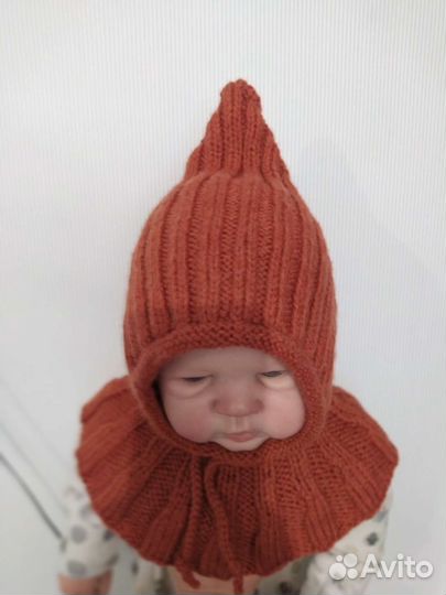 Шапка- шлем осенняя