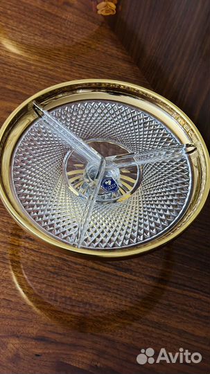 Менажница. чешский хрусталь