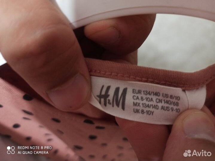 Платье для девочки 134/140 H&M