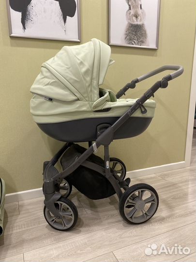 Коляска Roan Bass soft 2 в 1 Misty mint