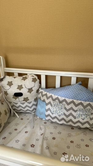 Бортики в детскую кроватку бу