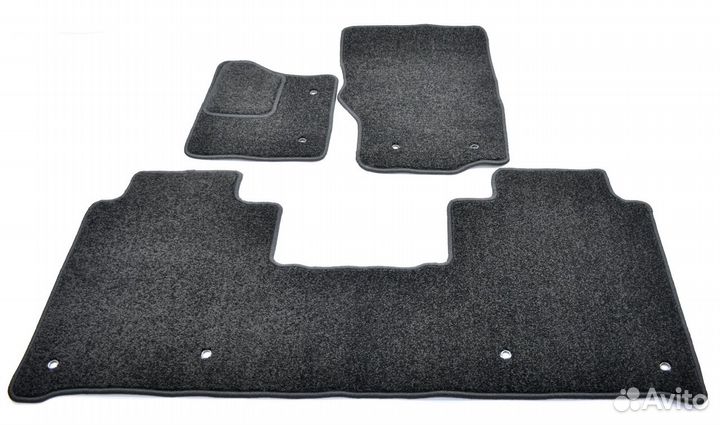 Коврики ворсовые, черные Range Rover Vogue Long