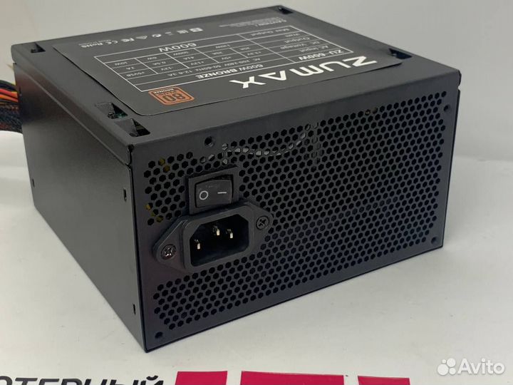 Новый блок питания zumax 600W