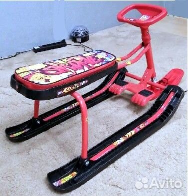 Снегокат Nika тс1,2 сани (мальчику, девочке).Новый