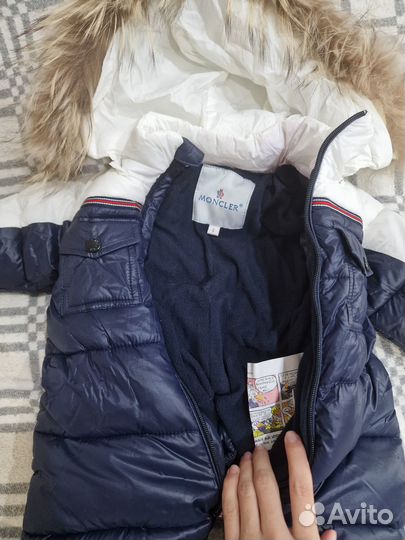 Зимний детский комбинезон Moncler размер (S)