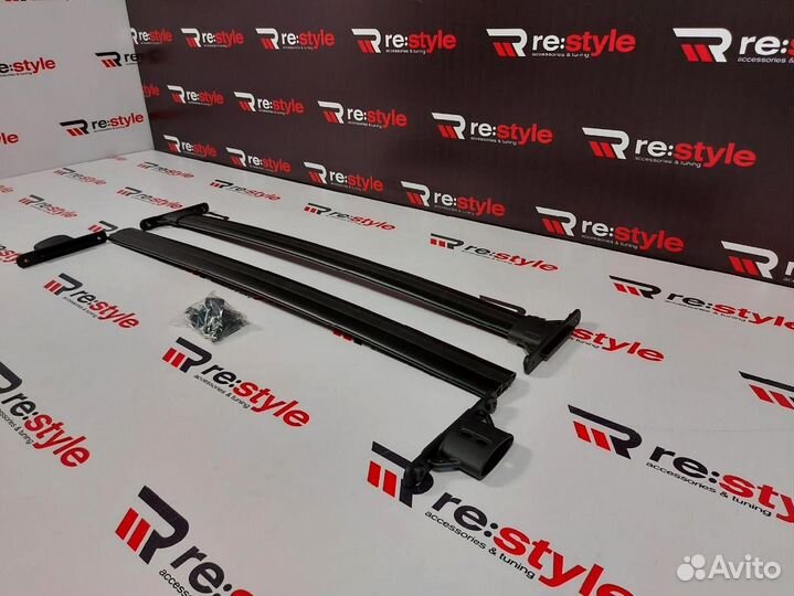 Рейлинги поперечные Toyota Harrier 30 Черные K2088