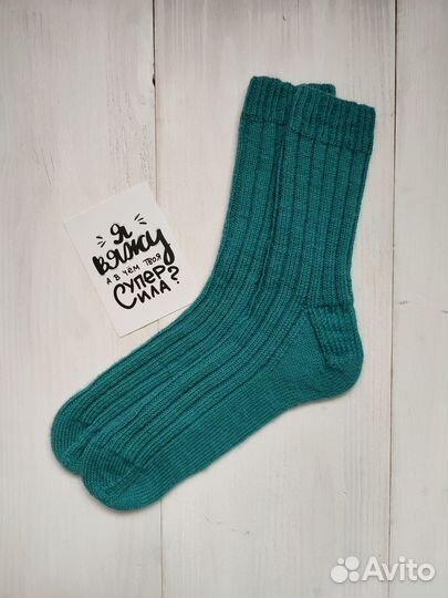 Носки вязаные ручной работы детские и взрослые