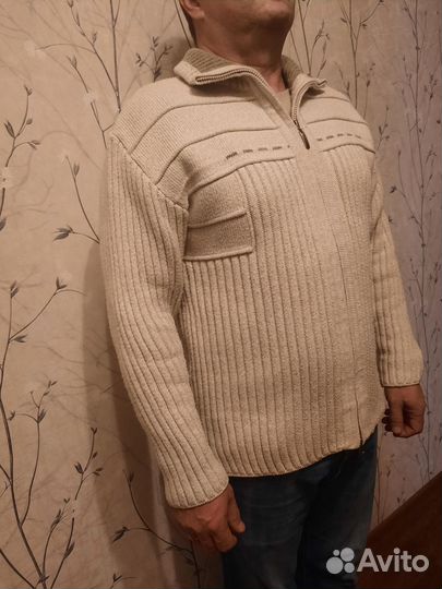 Мужская кофта на молнии размер 50