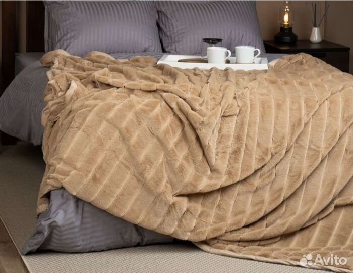 Покрывало Плед Евро искусственная норка