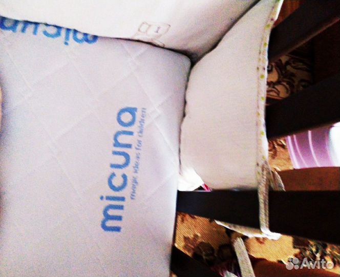 Кроватка с матрасом micuna cat's из бука