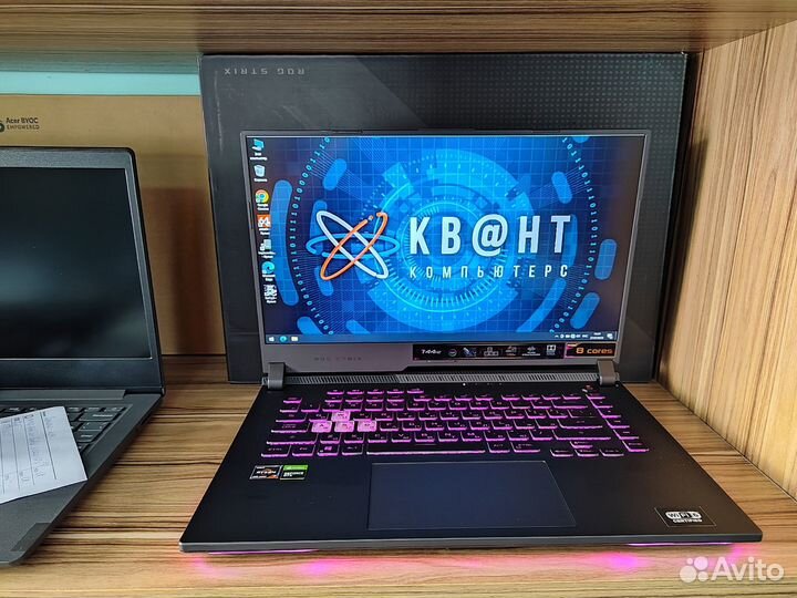 Шикарный игровой ноутбук Asus RoG Strix на гаранти