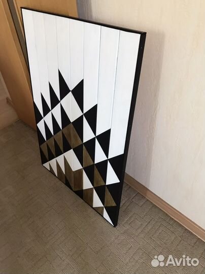 Декоративное панно на стену из дерева