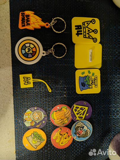 Брелок значки фишки А4