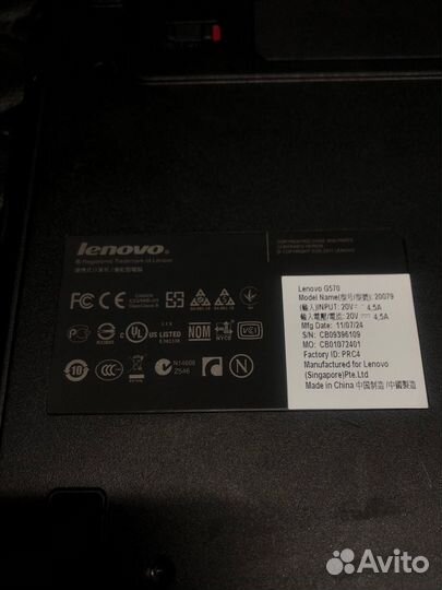 Ноутбук Lenovo G570