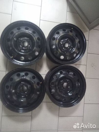 Диски штампованные, r15, Kia Rio, hyundai solaris