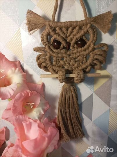 Макраме панно-талисман 