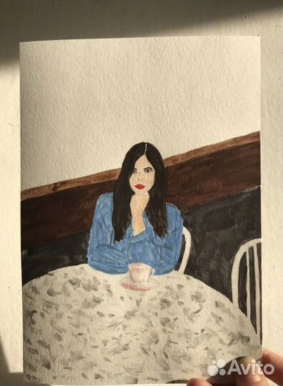 Картины гуашью и акварелью