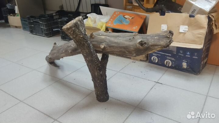 Коряга для декора рыба