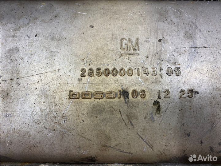 Глушитель Cadillac SRX, 2012