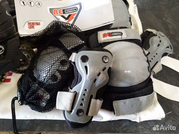 Роликовые коньки детские с защитой