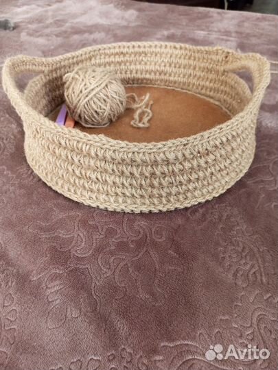 Поднос из джута