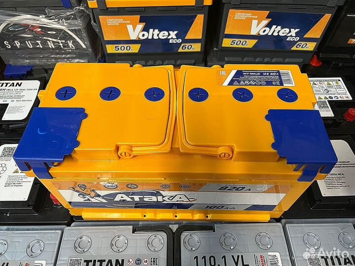 Аккумулятор новый автомобильный 100 Ач