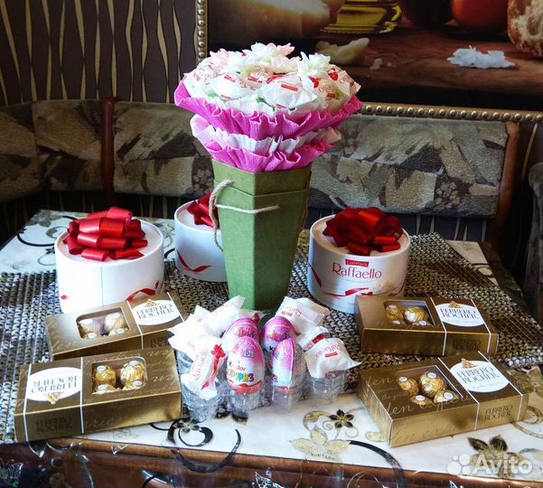 Букет из raffaello на заказ