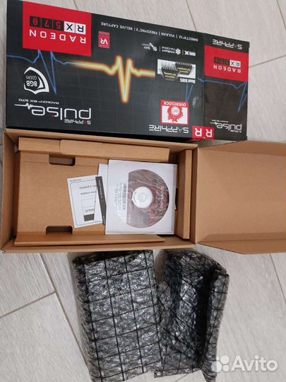 Коробка от видеокарты rx 570