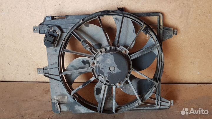 Вентилятор радиатора renault logan 1 K7M