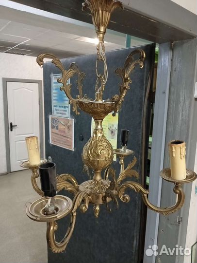 Бронза люстра СССР