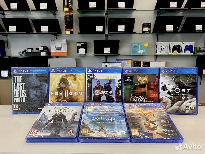 Новые диски на Playstation 4