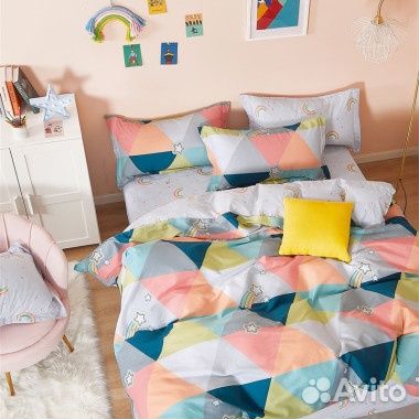 Комплект постельного белья (сатин, 100 хлопок)