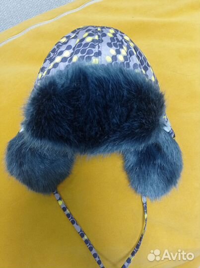 Шапка детская ушанка зимняя 48-50