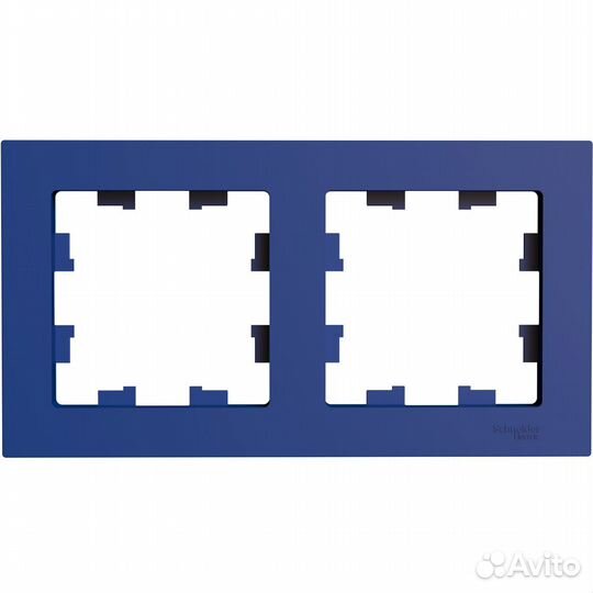 Рамка Schneider Electric AtlasDesign 2 поста. Аква