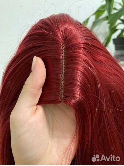 Парик красный