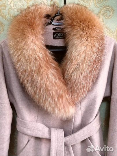 Пальто мех Лиса