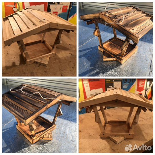 Когтеточки, будки, вольеры, скворечники, кормушки