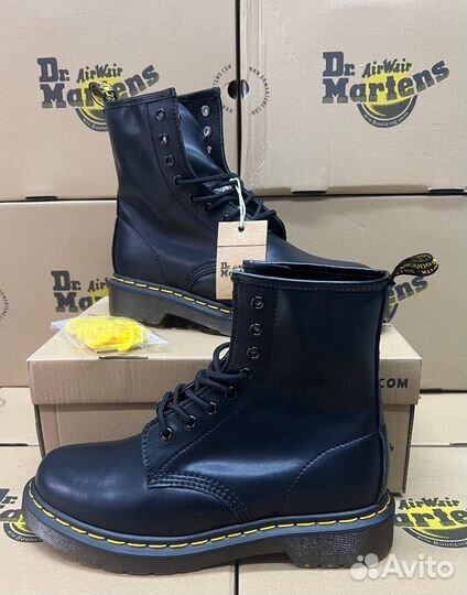 Ботинки Dr.Martens чёрные унисекс без меха