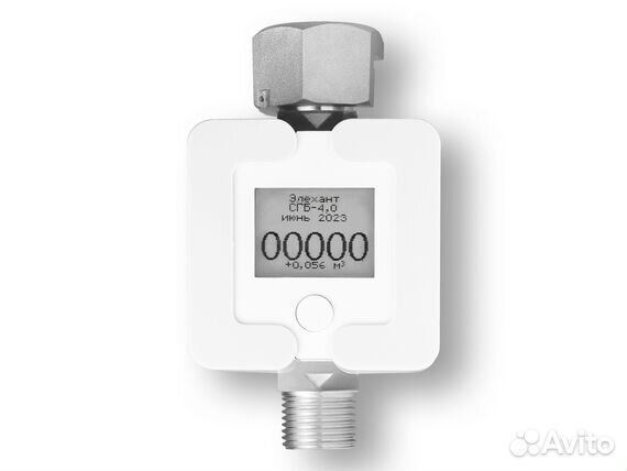 Газовый счетчик сгб-4.0 с ТК Белый