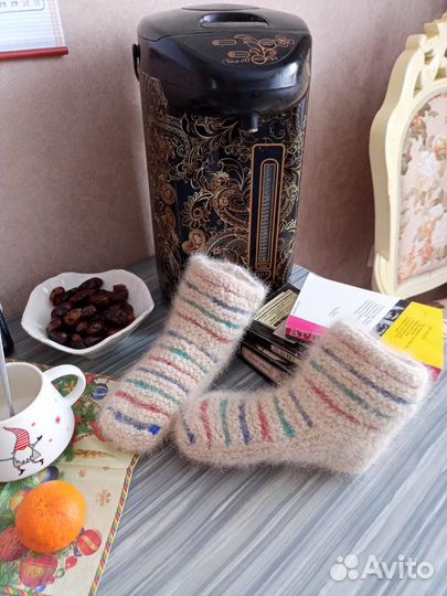 Следки следочки носки слиперы из собачьей шерсти