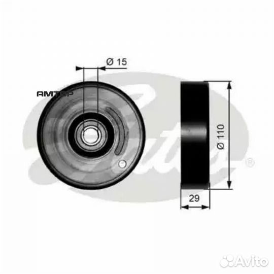 Gates T36160 T36160 gates Натяжной ролик привода в