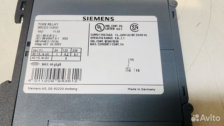 Siemens 3RP2525-1AW30